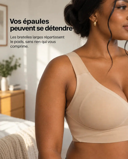 Soutien-gorge 2-en-1 — Maintien de la poitrine & soutien de la posture.
