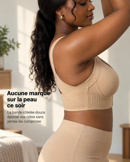 Soutien-gorge 2-en-1 — Maintien de la poitrine & soutien de la posture.